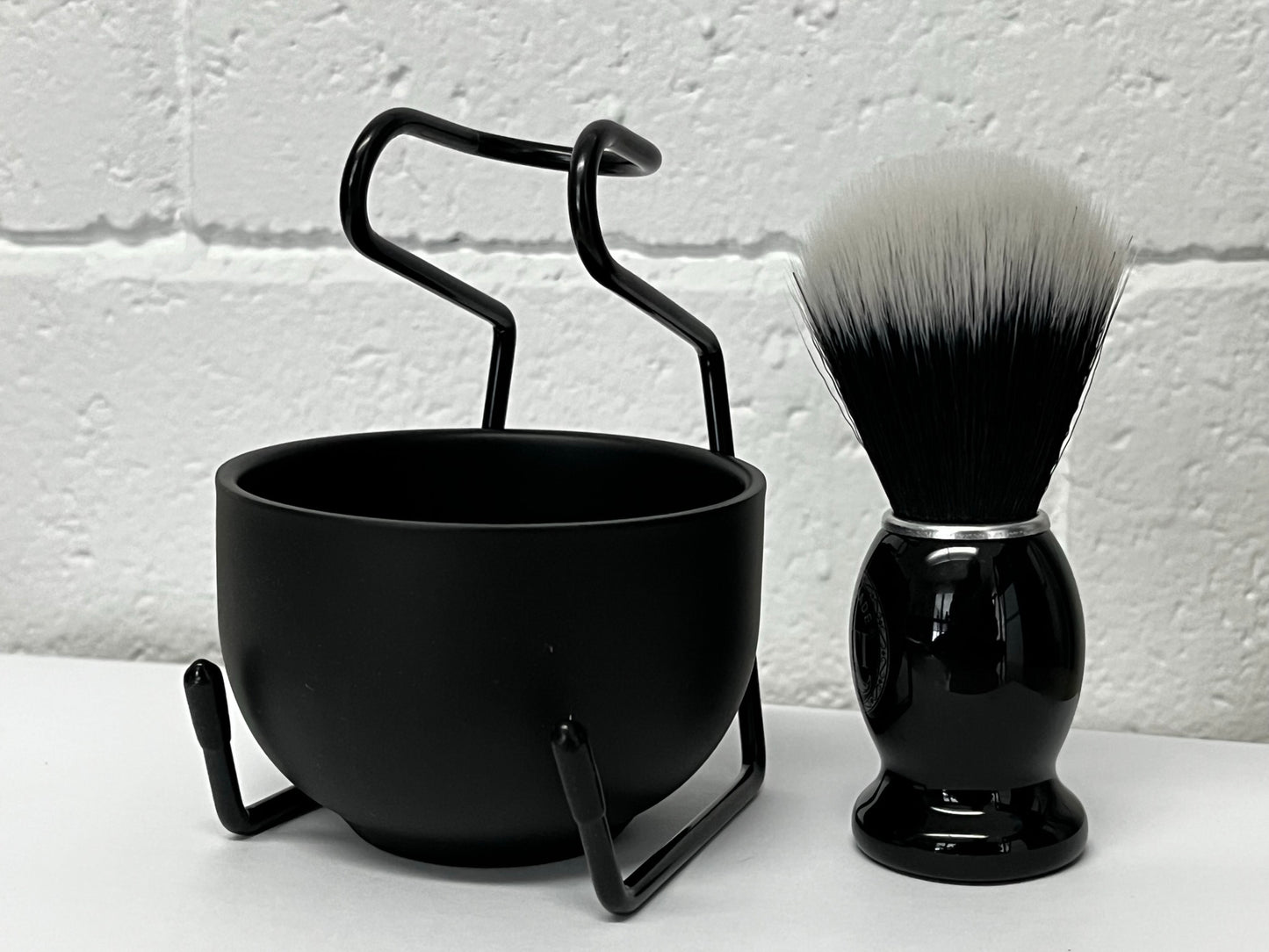 Holder for Shaving Brush &amp; Soap Bowl